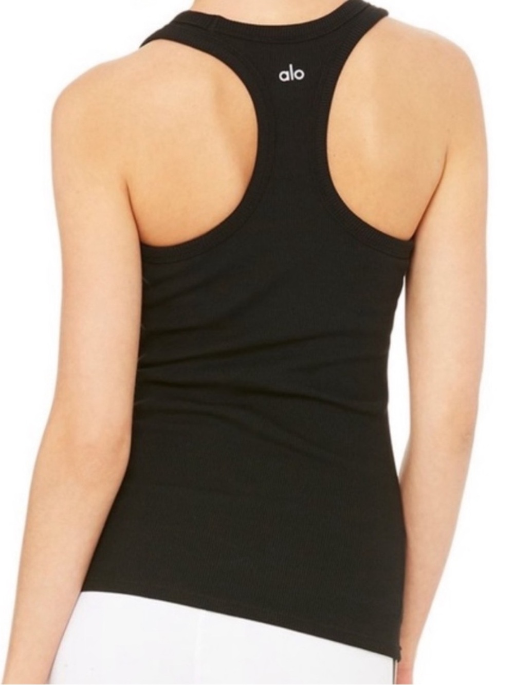 Alo Yoga Ribbed Racerback Tabk
